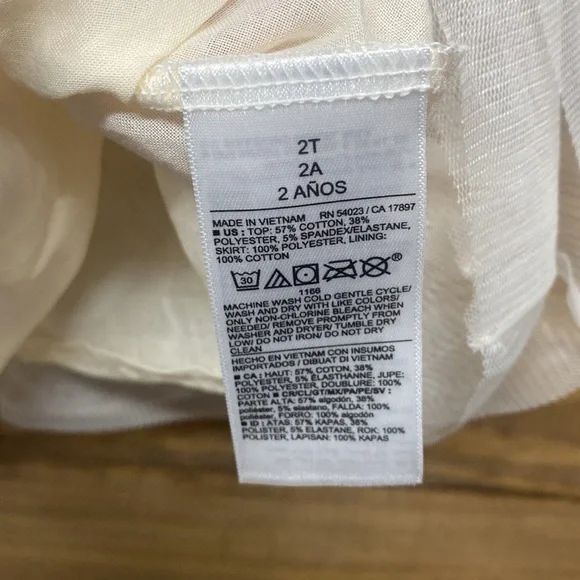 Fit & Flare Wrap-Front Tutu Dress for Toddler Girls - Picture 6 of 10